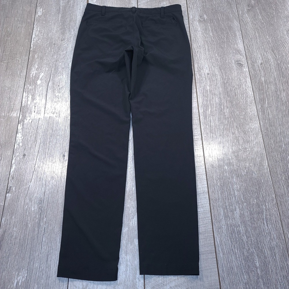 Adidas Golf Pants Mens 30x31 Black Ultimate365 Performance Stretch Chino - Picture 2 of 9